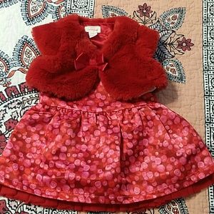 Cat & Jack 2 piece adorable baby dress